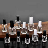 Kutek Bening Grosir 5ml 6ml 10ml 15ml Botol Label Pribadi Warna Uv Gel Kutek Botol Kaca