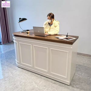 Speway giá thấp giá rẻ tiếp tân Bàn cong tiếp tân bàn Beauty Salon tiếp tân bàn Trung Quốc thực hiện giá rẻ giá - Product Image 5