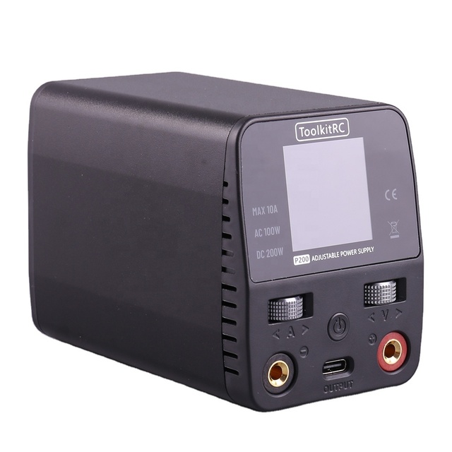 Toolkitrc P200 V2 Multi Function Desktop Balance Charger 200W 10A AC 100W Lithium Battery Power Charging Tool Accessories