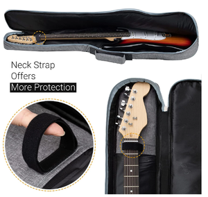 ギターバッグパッド入りギターギグバッグケース0.35インチパッド入りデュアルアジャスタブルショルダーストラップギターケース - Product Image 4