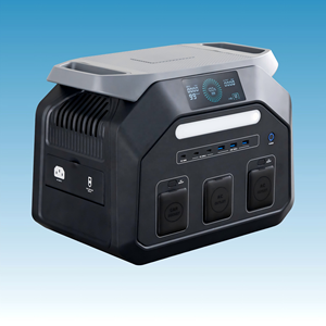 Estación de Carga Portátil Super PowerStation PD100W 1024Wh 1800W, Generador Solar LiFePO4 con <span class=keywords><strong>Cable</strong></span> 4 en 1, Linterna LED, MPPT10-52V - Product Image 5