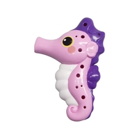 Se Busca Distribuidor: Ocarina de Juguete con Forma de Caballito de Mar, Bajo MOQ, Alta Rentabilidad, Instrumento Musical de Viento Miniatura para Niños