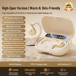 Audífonos Inalámbricos M121 al por Mayor con Logotipo Personalizado, Auriculares Deportivos TWS Bluetooth 6.0 con Gancho Abierto, ENC, Resistentes al Agua, Estuche de Carga, OEM - Product Image 3