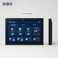 Panel Sentuh Dinding Android 15 7 Inci PoE RS485 Panel Kontrol Rumah Pintar BMS HVAC Tablet