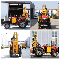 Foreuse sur chenilles HengWang TQZ-260 à moteur diesel, diamètre de forage 200 mm, faible coût d'entretien pour le forage de puits d'eau