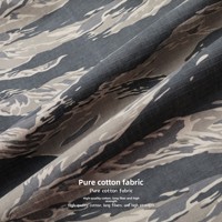 Pantalon cargo ample en coton 100% de haute qualité pour homme 11KN, motif camouflage tigre, coupe ample américaine, multi-poches, pantalon tactique