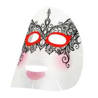 Masque facial en tissu non tissé à motif personnalisé en forme de visage d'animal, soin de la peau, hydratant, nourrissant, blanchissant, fortifiant