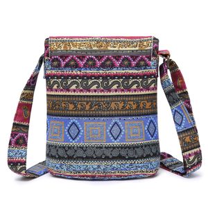 <span class=keywords><strong>Borsa</strong></span> a <span class=keywords><strong>Tracolla</strong></span> in Tela di Cotone Retrò Personalizzata per Donna, Stile Hippie Boho, Formato Piccolo - Product Image 2