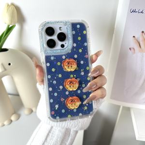 360อีพ็อกซี่แวววาวพร้อมอุปกรณ์เสริมน่ารักเคสโทรศัพท์สำหรับ OPPO A6 Pro 4G 5G realme C71 4G realme 15 realme Note <span class=keywords><strong>70</strong></span> 4G - Product Image 5