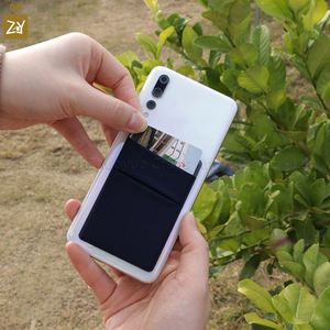 Porta Tarjetas para Teléfono, Adhesivo de Lycra para la Parte Posterior del Teléfono, Bolsillo Autoadhesivo, Funda para Tarjetas de Crédito y Identificación - Product Image 2