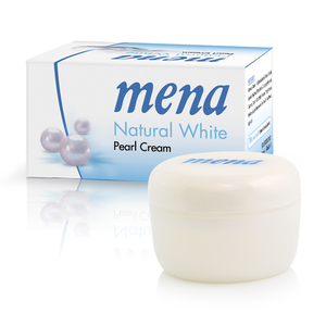 Crème Minérale Naturelle et Perle Blanche Mena pour Tous Types de Peau, Crème Visage Blanchissante pour Femmes, Utilisation Nocturne - Product Image 2