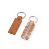 Porte-clés en cuir de luxe OEM, personnalisé, Mini porte-clés pour la Promotion, pièces