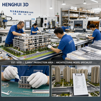 Modèles de bâtiments 3D personnalisés OEM pour les développeurs immobiliers et les designers