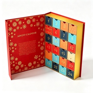 Boîte <span class=keywords><strong>de</strong></span> <span class=keywords><strong>calendrier</strong></span> <span class=keywords><strong>de</strong></span> <span class=keywords><strong>l</strong></span>'<span class=keywords><strong>avent</strong></span> personnalisée avec fermeture magnétique <span class=keywords><strong>de</strong></span> <span class=keywords><strong>luxe</strong></span>, design imprimé, pour cadeaux <span class=keywords><strong>de</strong></span> Noë<span class=keywords><strong>l</strong></span>, 24 jours - Product Image 4