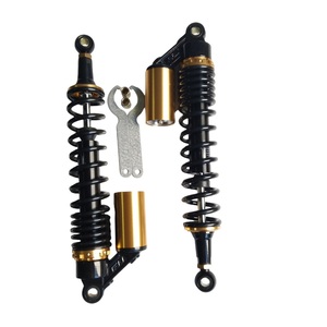 Par de Amortiguadores de Aire de 400 mm 15 3/4'' para Yamaha YFZ 450 <span class=keywords><strong>Raptor</strong></span> <span class=keywords><strong>660</strong></span> 700 Banshee, Universal para Moto, <span class=keywords><strong>ATV</strong></span>, UTV y Go-Kart - Product Image 2