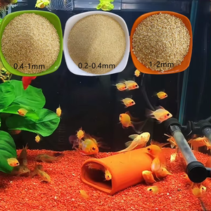 Hoge Kwaliteit Zwart Fijn Silica Zand Decoratief Zeeaquarium Substraat En <span class=keywords><strong>Aquarium</strong></span> Landschapsarchitectuur Grind - Product Image 1