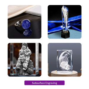 Machine de gravure laser 3D sous-couche pour projets photo sur verre, cristal, acrylique, cube, boule, imprimante interne, marquage UV - Product Image 2