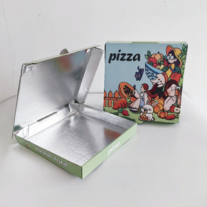 Fornitura Diretta dalla Fabbrica Scatola per <span class=keywords><strong>Pizza</strong></span> Personalizzata in Cartone Ondulato e Alluminio da 7 8 9 10 12 22 24 30 33 Pollici - Product Image 1