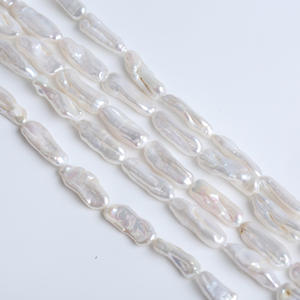 Cuentas de Perlas de Agua Dulce Naturales, Hechas a Mano, de 7-9 mm, Forma Barroca, Color Rosa Pipa, Orificio Recto, para Hacer Collares - Product Image 5