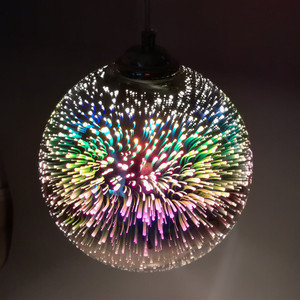 ZODOLAMP 3D Glass Chandelier LED Colorful Pendant <b>Light</b> Nordic Style For Living Room And <b>Dining</b> Room - Product Image 3