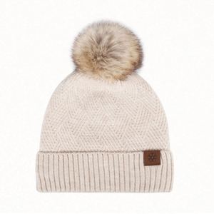New Arrival Adult Unisex High Quality Acrylic Warm Knit Beanie <b>Hat</b> Cap Scarf Gloves Fleece Set <b>for</b> Beach & Business - Product Image 5