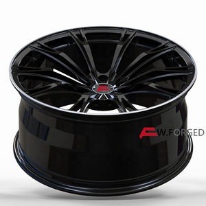 Jantes forgées noires brillantes de 18, 19, 20, 21, 22 pouces, 5x112 pour <span class=keywords><strong>Audi</strong></span> RS6 Rs5 Rs7 Rsq8 <span class=keywords><strong>TT</strong></span> ABT, jantes de voiture de tourisme - Product Image 3