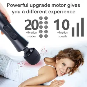 hot sale OEM ODM Super big rechargeable electric wireless sex toys personal most powerful av wand massager