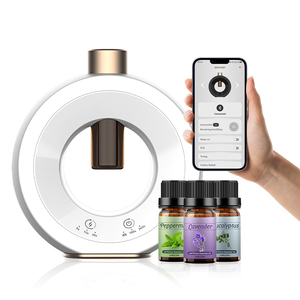 Máy tạo mùi thơm mini, máy khuếch tán tinh dầu, máy phun sương nước không cần nước, dạng tròn sang trọng, có thể sạc lại, dung tích 10ml - Product Image 3