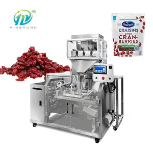 Balance électronique entièrement automatique pesant la machine d'emballage doypack de fruits secs Garantie de deux ans