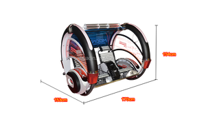 Zona de juegos interior para niños feliz de lujo coche centro comercial coche para niños con luz y música - Product Image 4