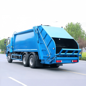 FAW 6x4 Diesel Automatic Transmission Euro 3 Compression Garbage Truck Rear Bin Lifter Compactor Truck - Product Image 6