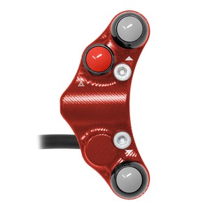 Interrupteur de guidon gauche pour Kawasaki Ninja H2R (rouge) - Product Image 4