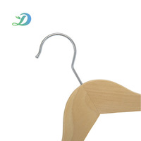 Cintre en bois floqué vert antidérapant pour hôtel et maison, organisateur de manteaux et robes