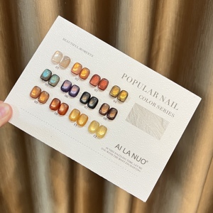 AILANUO OEM 12 Colors <b>Nail</b> Gel Private Label UV Led Soak off Gel Polish 15ML Bottle <b>Nail</b> GEL Polish Private Label <b>Nail</b> Box Set - Product Image 1