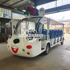 Vente chaude 2024, design de dessin animé, 12 places, voiture électrique rose Clownfish, bus touristique pour enfants, parc d'attractions, avec certification CE - Product Image 2