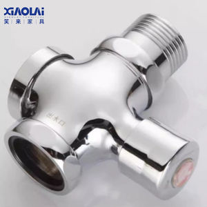 שסתום הדחה ידני לחיסכון במים עם גוף פליז מלא, לחיצה ידנית לשירותים, לשימוש במלונות, אסלה, פאנה, משתנה - Product Image 2