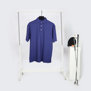 Diseño de logotipo personalizado Polo de golf de bambú y cáñamo de rendimiento antiarrugas de alta calidad para hombres - Product Image 2