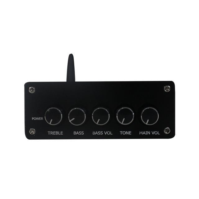 2.1 Channel Bluetooth Mini Hi-Fi Integrated Digital Amp 50Watt X2 + 100Watt X1 24V 6A Power Supply Class D Stereo Audio Receiver
