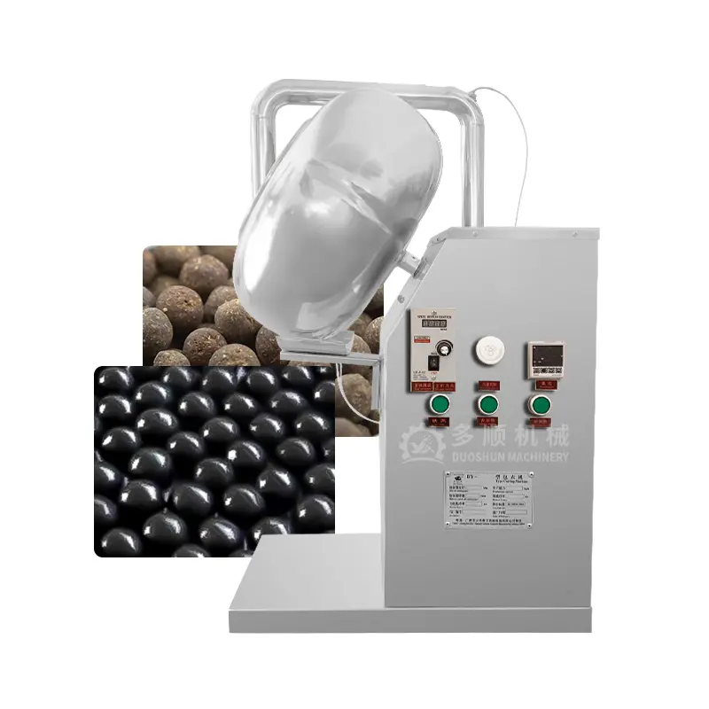 BY-400 küçük iş kolay kullanım için gıda sınıfı badem somun şeker kaplama makinesi çikolata