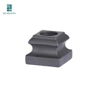 Vente en gros de balustres en fer forgé pour escalier et balcon, design moderne, installation facile, 1/2''*44'', carré creux ovale, pour intérieur