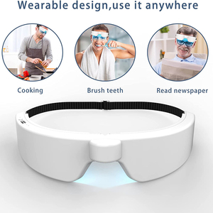 Gafas de Terapia de Luz Azul con Sensores, Gafas de Terapia de Luz y Lámparas Portátiles para el Trastorno Afectivo Estacional con Temporizador - Product Image 6