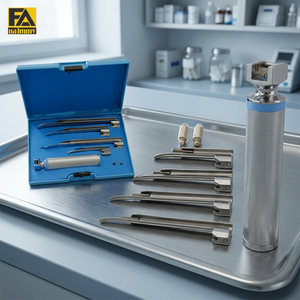 Ensemble de laryngoscopes pédiatriques, laryngoscopes chirurgicaux, instruments de haute qualité, personnalisation des logos possibles - Product Image 2