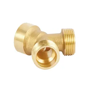 High Quality brass pipe fittings Brass gas valve fittings three-pronged gas valve