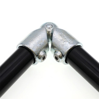 Colliers de serrage réglables en fonte galvanisée pour garde-corps de sécurité, raccords à clé 1/2"-2" certifiés ISO9001