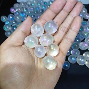 Cristal naturel de haute qualité, aura, <span class=keywords><strong>quartz</strong></span> clair, pierre roulée, sculptée à la main, cristaux de guérison pour la décoration de la maison - Product Image 4