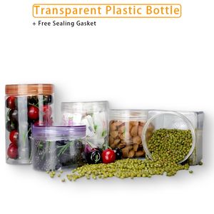 Nhựa Thực Phẩm Miệng Rộng Lọ Nhựa Cho Kẹo/Cookie/Hạt/Các Loại Thảo Mộc Bao Bì Container Vòng Lưu Trữ Có Nắp Đậy - Product Image 3
