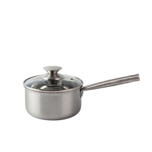 ชุดเครื่องครัวสแตนเลสกระทะซอสหม้อทำอาหารแบบเหนี่ยวนำพร้อมฝาปิด - Product Image 3