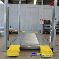 Système de stationnement vertical à trois niveaux pour SUV, système de stockage de véhicules, élévateur de stationnement pour voitures, élévateur de stationnement à 4 poteaux, équipements de stationnement de valet