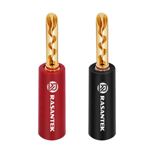Connettori a Banana Professionali con Blocco e Connessione a Vite, Connettore Rapido per Cavi di Altoparlanti e Sistemi <span class=keywords><strong>Audio</strong></span> - Product Image 6