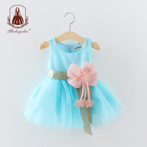 Stile europeo Rosa Festa di <span class=keywords><strong>Compleanno</strong></span> di Cerimonia Nuziale Della Principessa Delle Ragazze Del Bambino Vestiti Dalla Ragazza di Fiore Del <span class=keywords><strong>Vestito</strong></span> Del Bambino Del <span class=keywords><strong>Vestito</strong></span> della Principessa Della Ragazza Con L'arco - Product Image 5